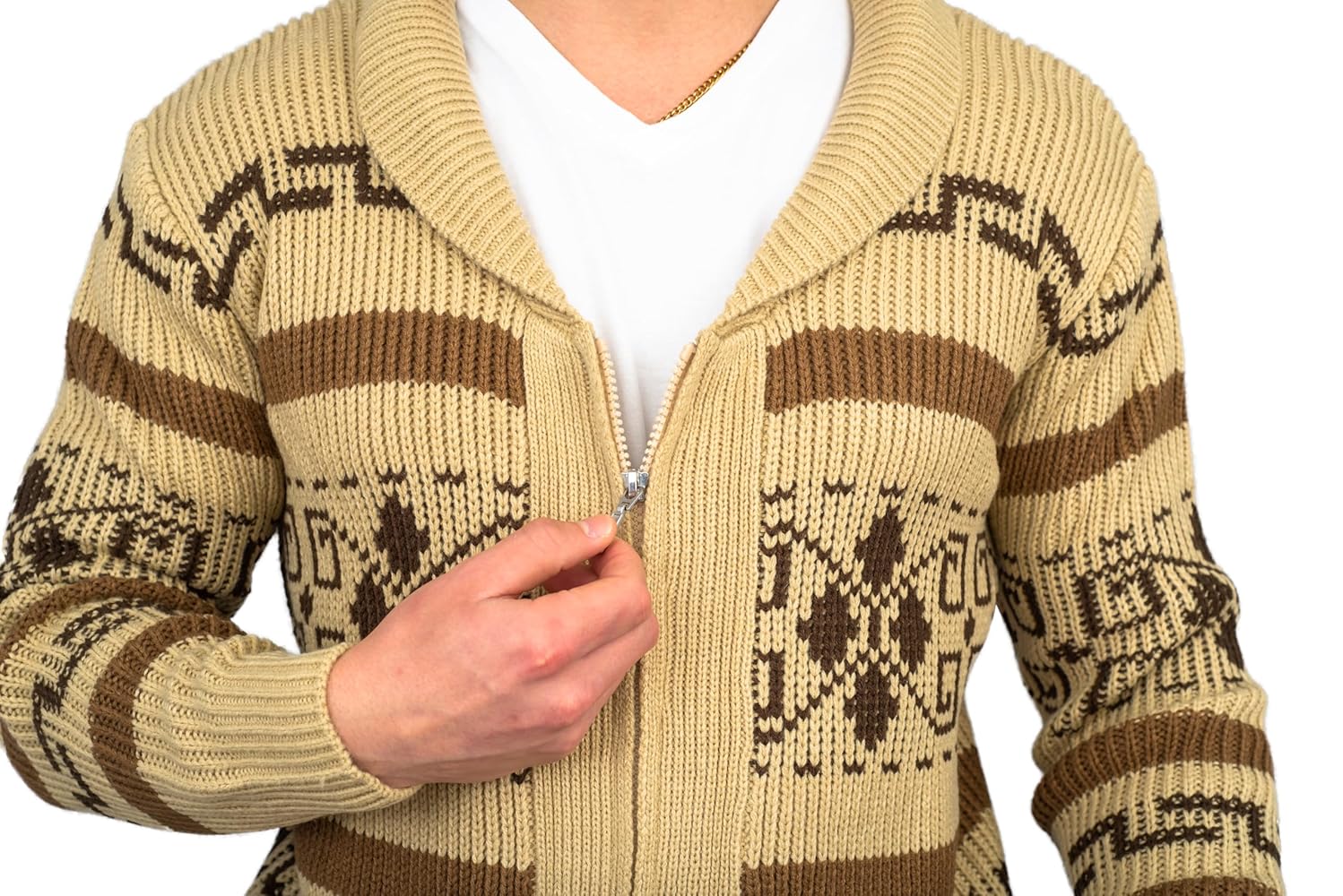 Butcher ProductS　 ZIP CARDIGAN Fedeli - Oat Cotton Full Zip Cardigan | Mitchell Stores
